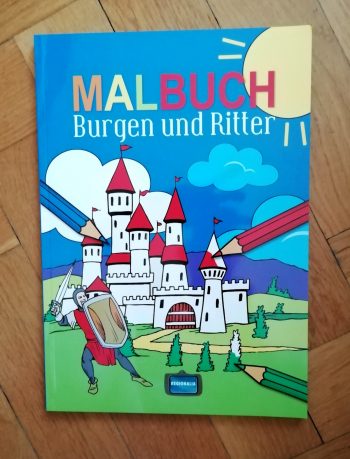 Malbuch "Burgen und Ritter"