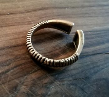 Wikingerring offen groß Bronze – Bild 2