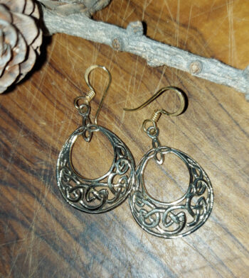 Knotenohrringe Bronze