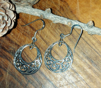 Knotenohrringe Silber