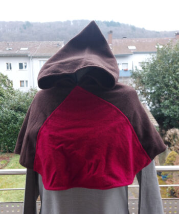 Kindergugel braun/rot