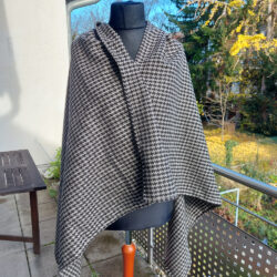 Schultertuch Hahnentritt