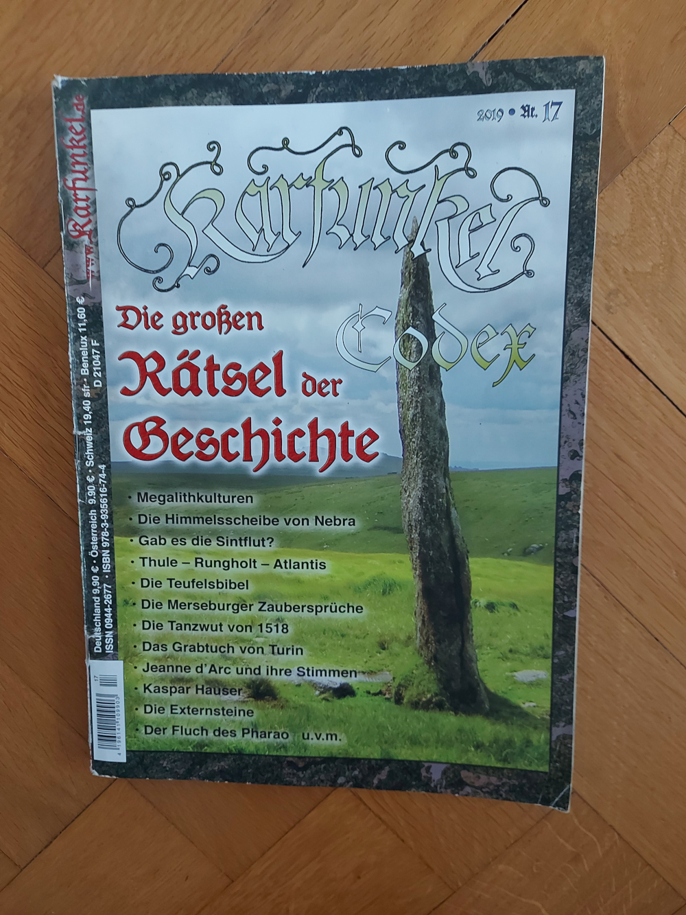 Karfunkel - Codex: die großen Rätsel der Geschichte Nr. 17/19
