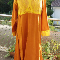 Wikingerkleid, bedruckt